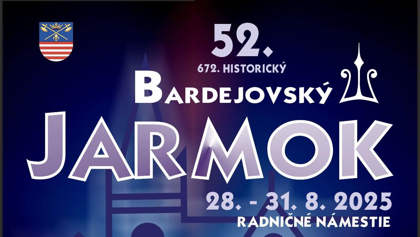 Baner zapraszający na jarmark do bardejova.