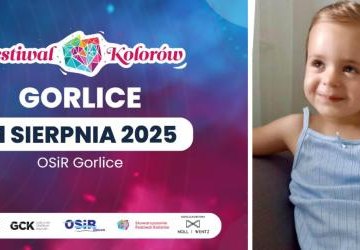 Pomoc dla małej Nikoli podczas Festiwalu Kolorów