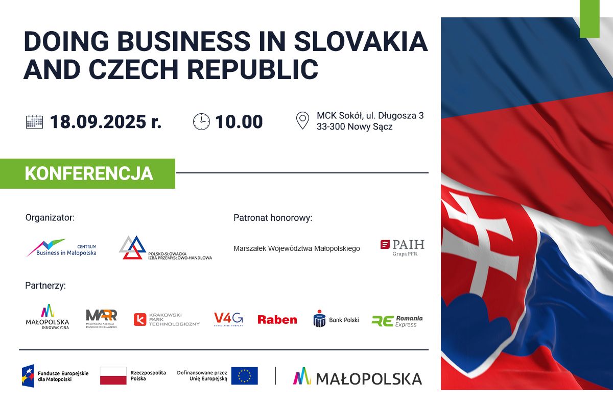 Baner zapraszający na szkolenie.