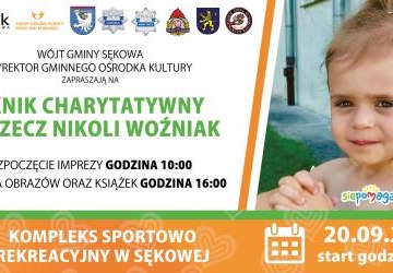 zaproszenie na piknik charytatywny na rzecz Nikoli Woźniak
