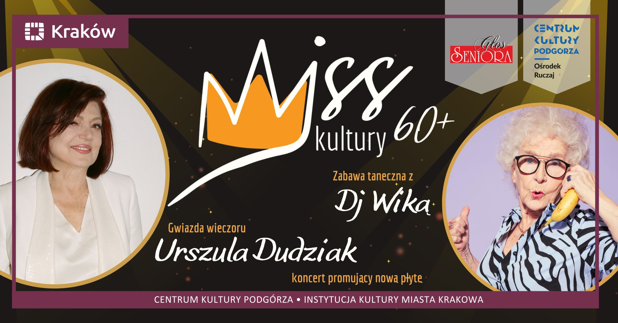 Baner zapraszający na wydarzenie.