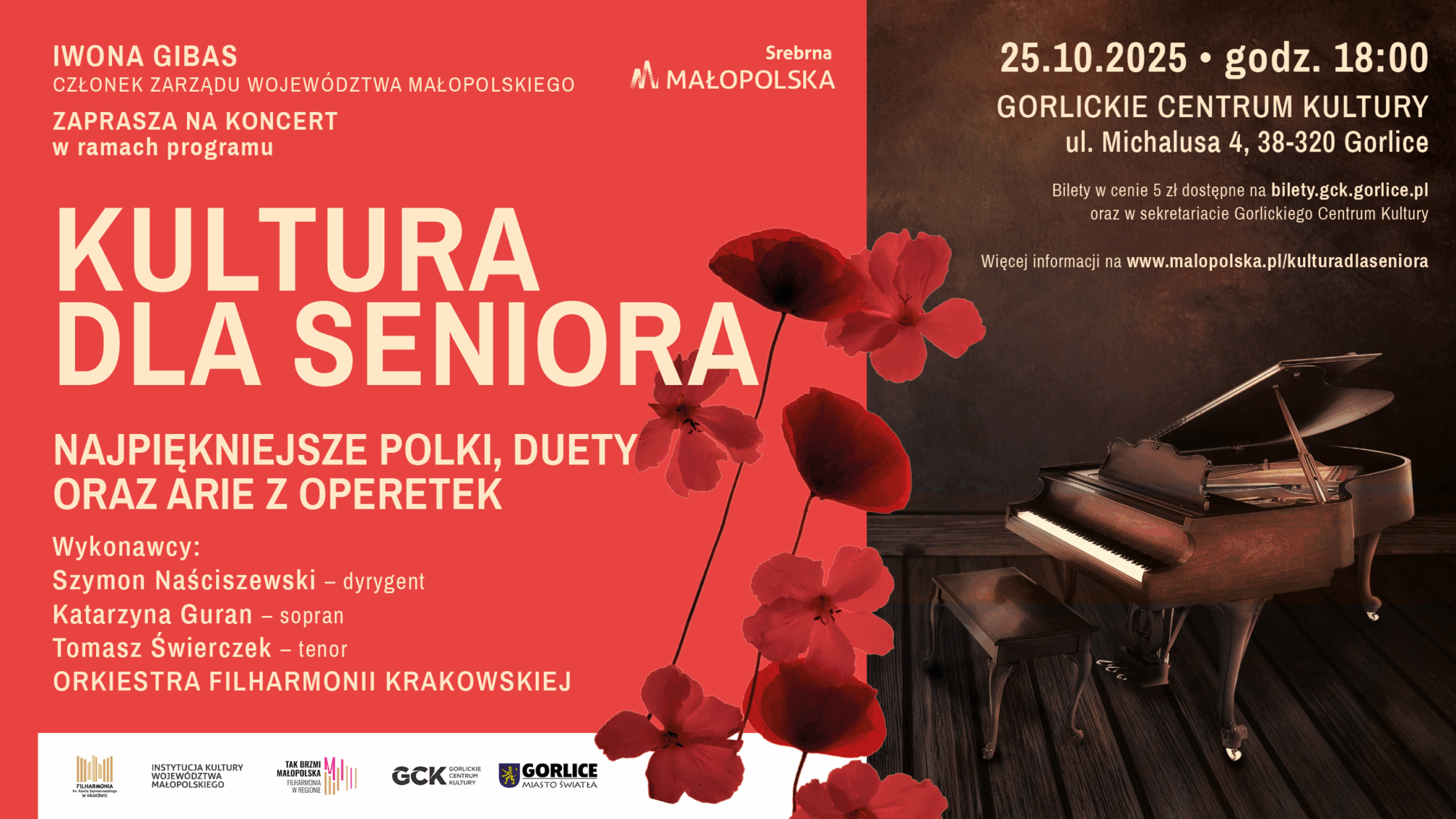 Koncert Orkiestry Filharmonii Krakowskiej w GCK