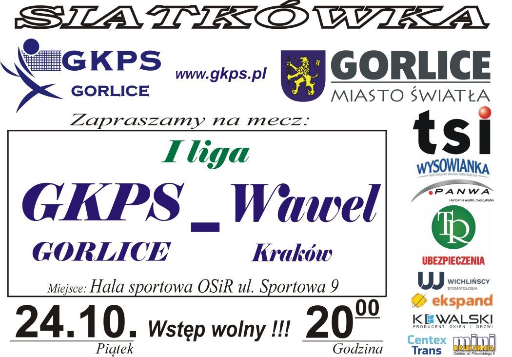 Zaproszenie na mecz GKPS.
