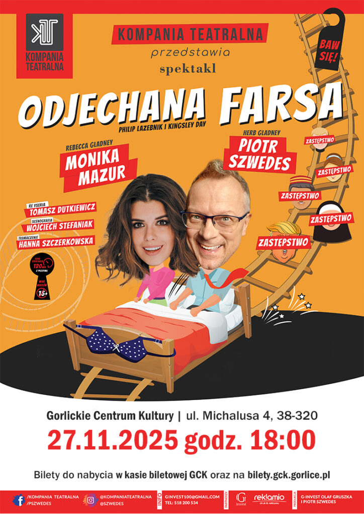 Plakat zapraszający na wydarzenie.