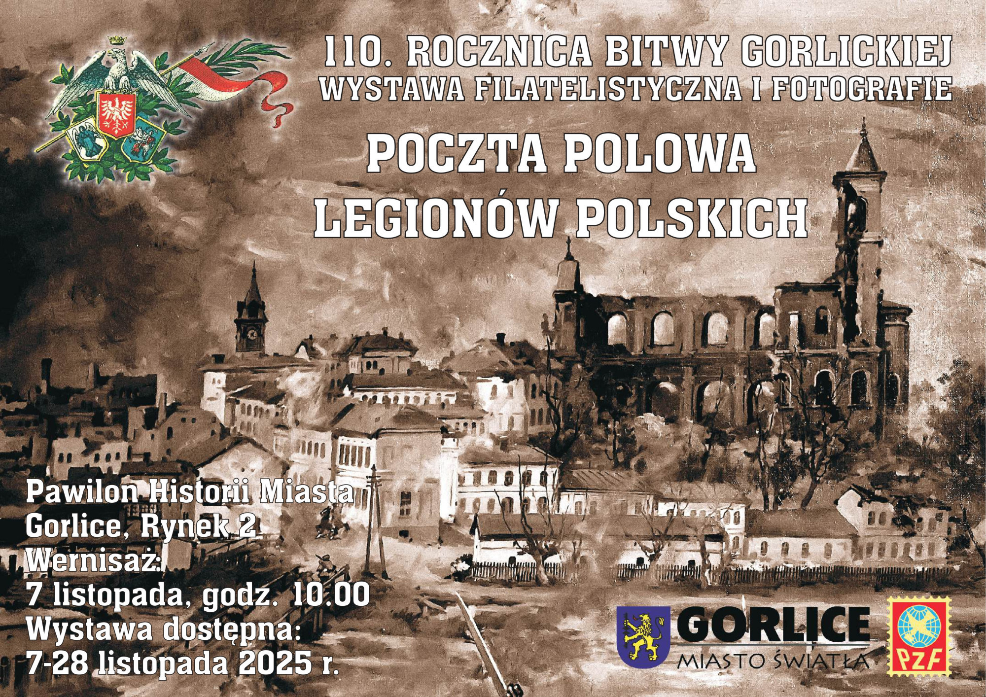 110. rocznica Bitwy Gorlickiej – wystawa filatelistyczna w Pawilonie Historii Miasta