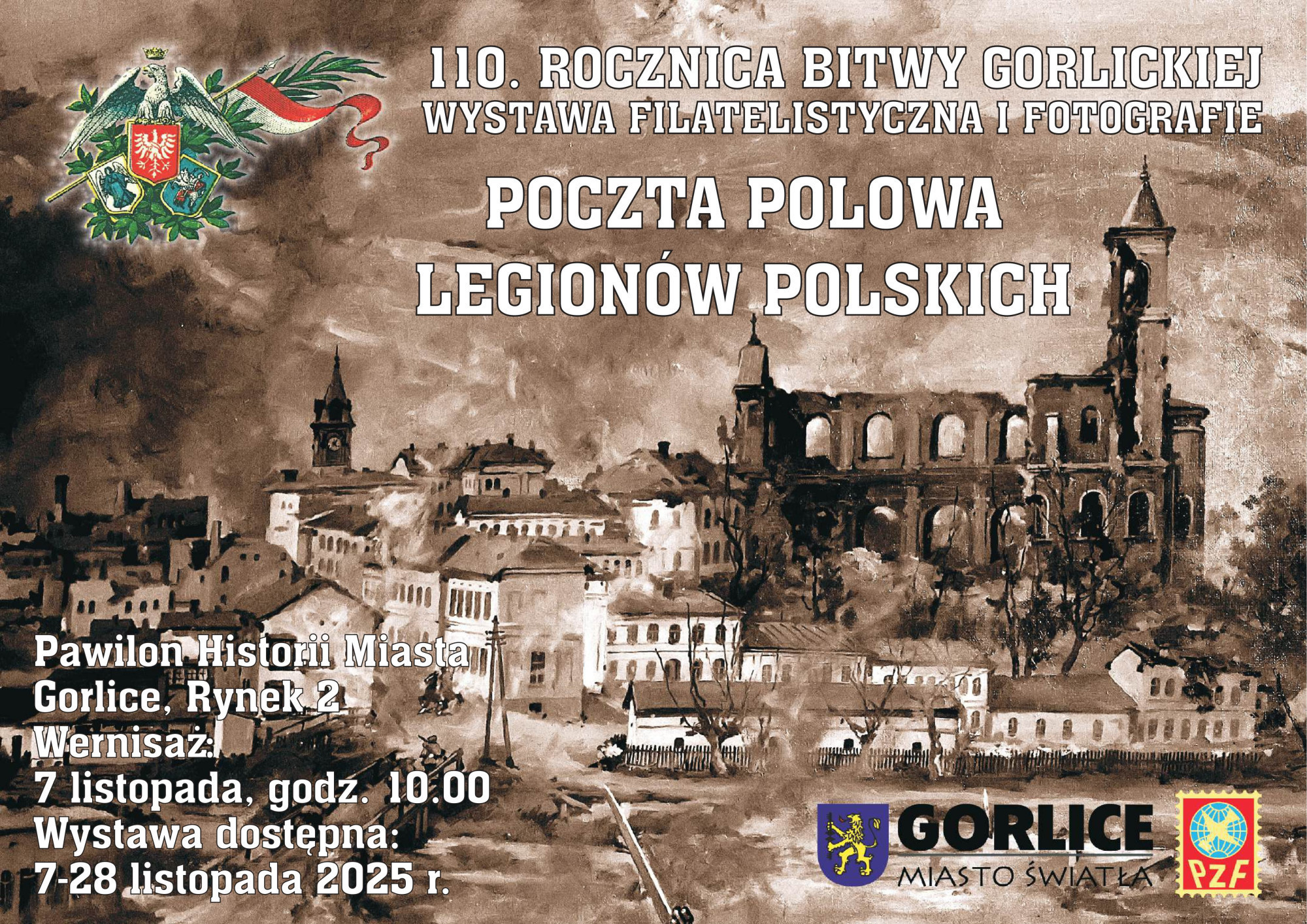 110. rocznica Bitwy Gorlickiej – wystawa filatelistyczna w Pawilonie Historii Miasta