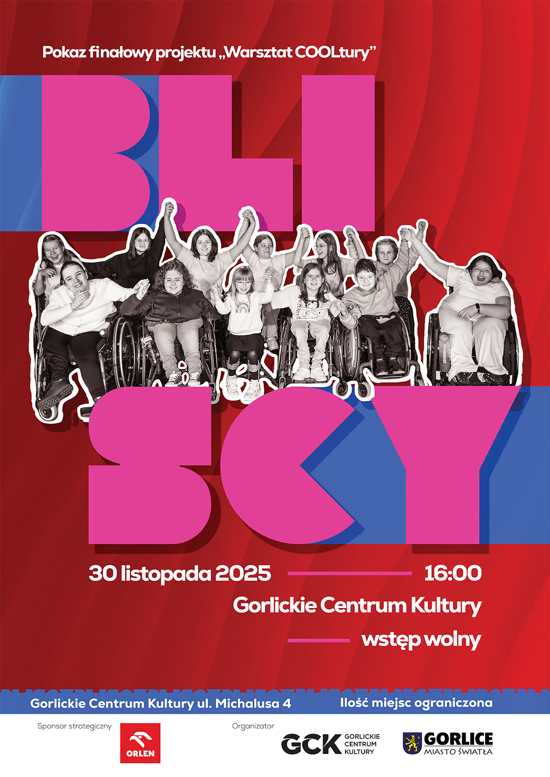 Plakat zapraszający na wydarzenie.