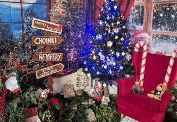 Chatka Mikołaja przy ul. Narutowicza - wnętrze.