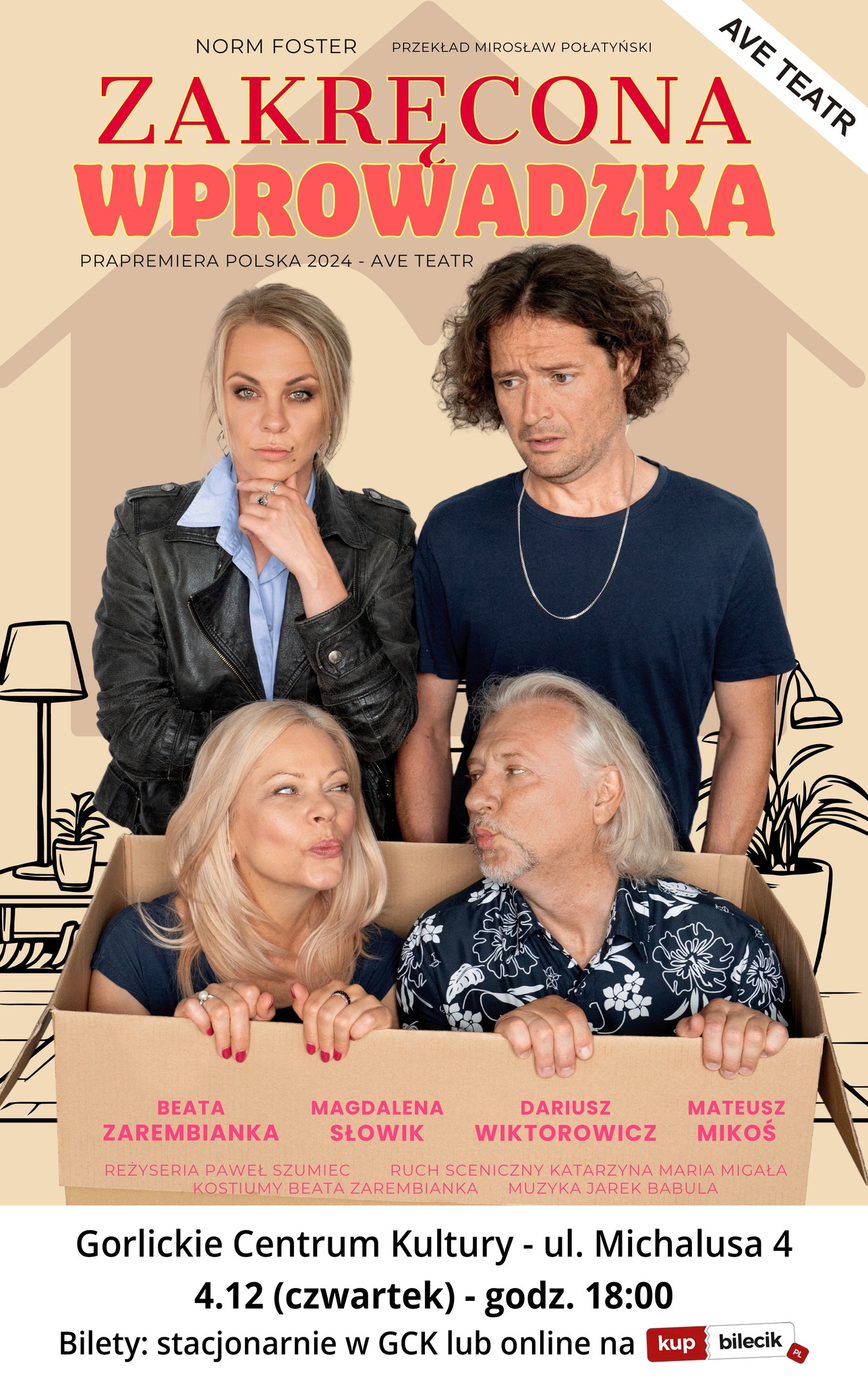 Plakat zapraszający na wydarzenie.