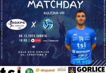 Plakat zapraszający na mecz GKPS.
