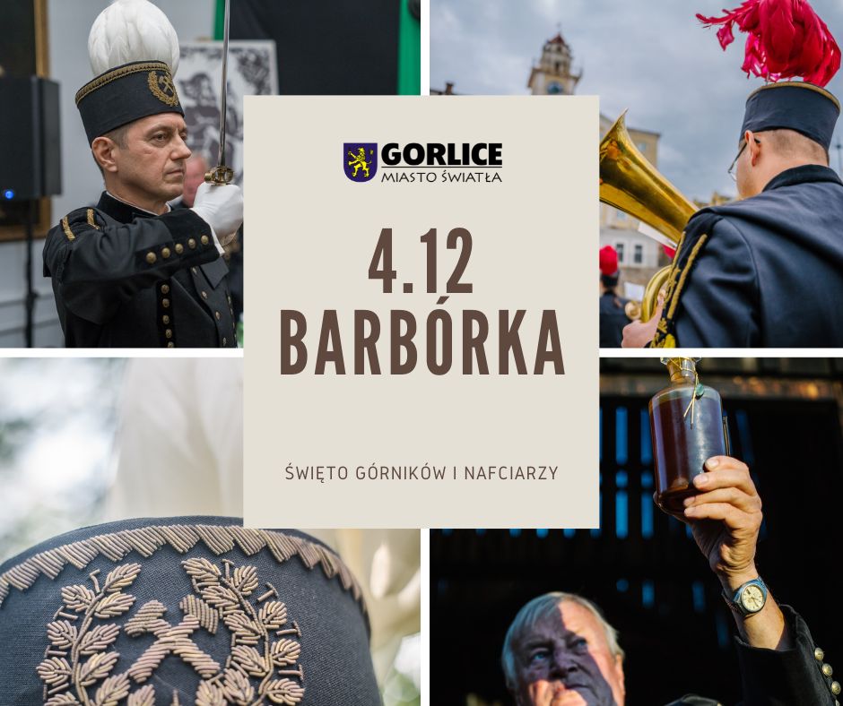 Okolicznościowa grafika na Barbórkę.