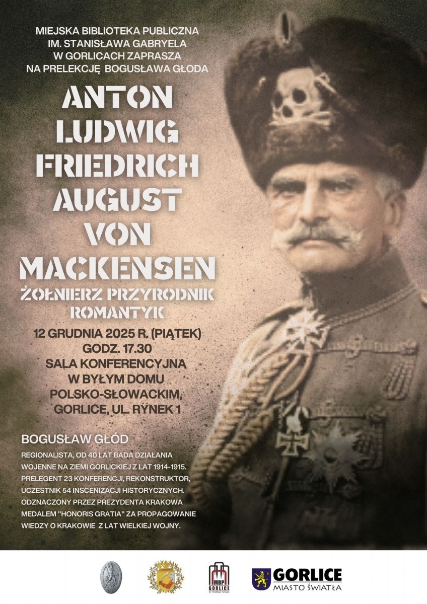 Plakat zapraszający na wydarzenie.