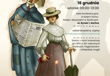 Plakat zapraszający na wydarzenie.