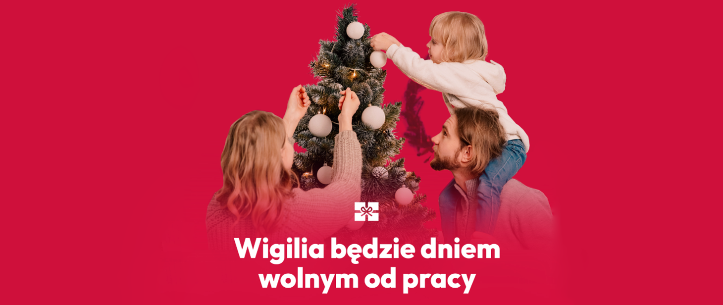 Wigilia w tym roku to dzień wolny od pracy
