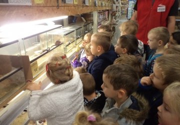 Przedszkolaki w Zoo Markecie