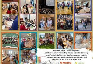 Zakończył się projekt „Wyjdź z Domu – aktywność i solidarność seniorów powiatu gorlickiego”