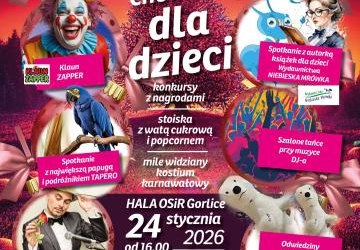 Plakat zapraszający na wydarzenie.