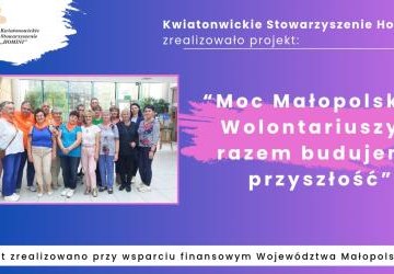 Moc małopolskich wolontariuszy – razem budujemy przyszłość