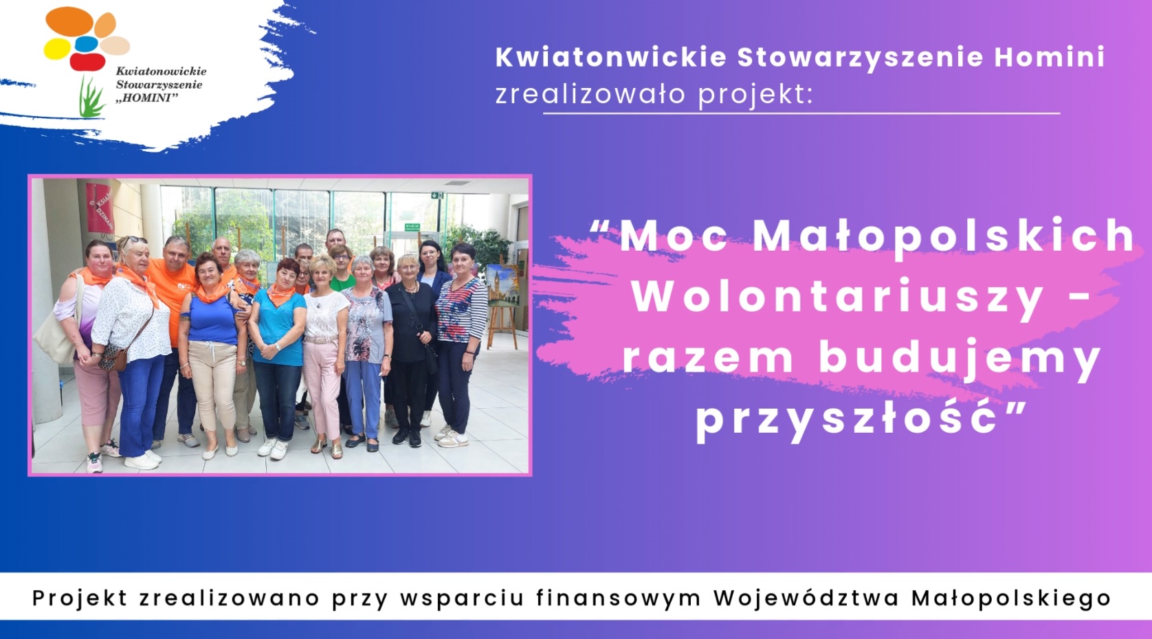 Moc małopolskich wolontariuszy – razem budujemy przyszłość