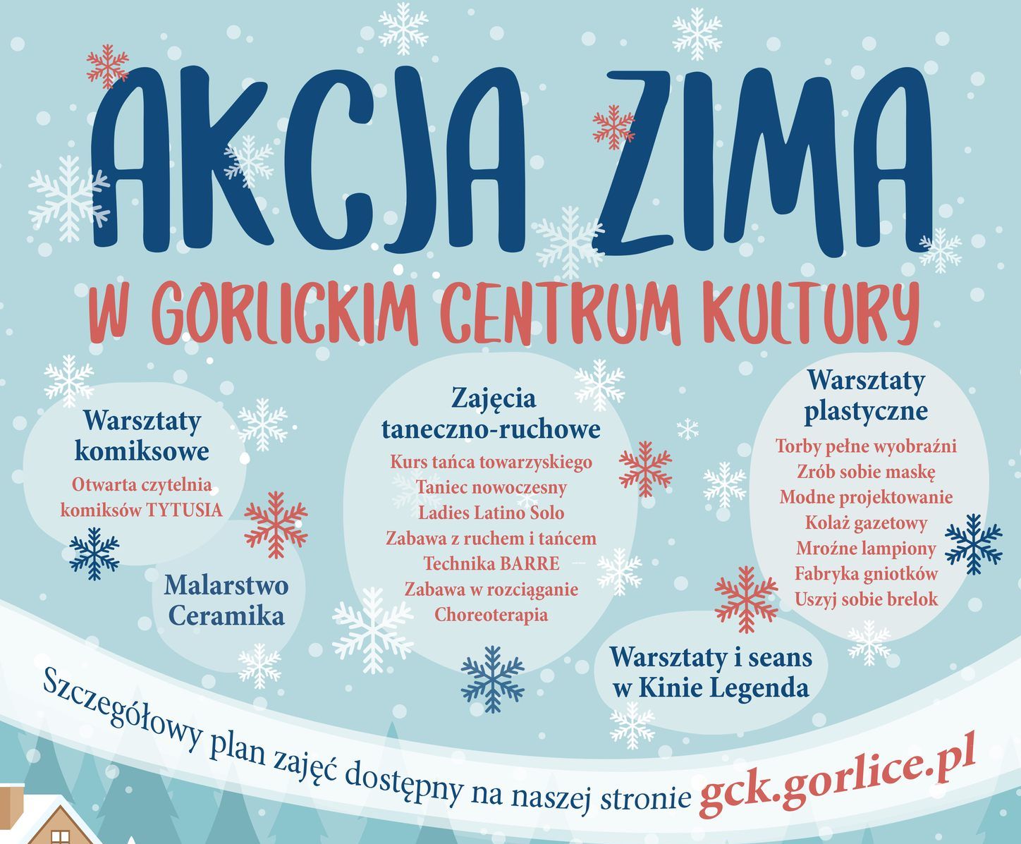 Baner z napisem Akcja Zima 2026.