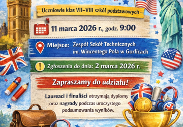 Plakat zapraszający na wydarzenie.