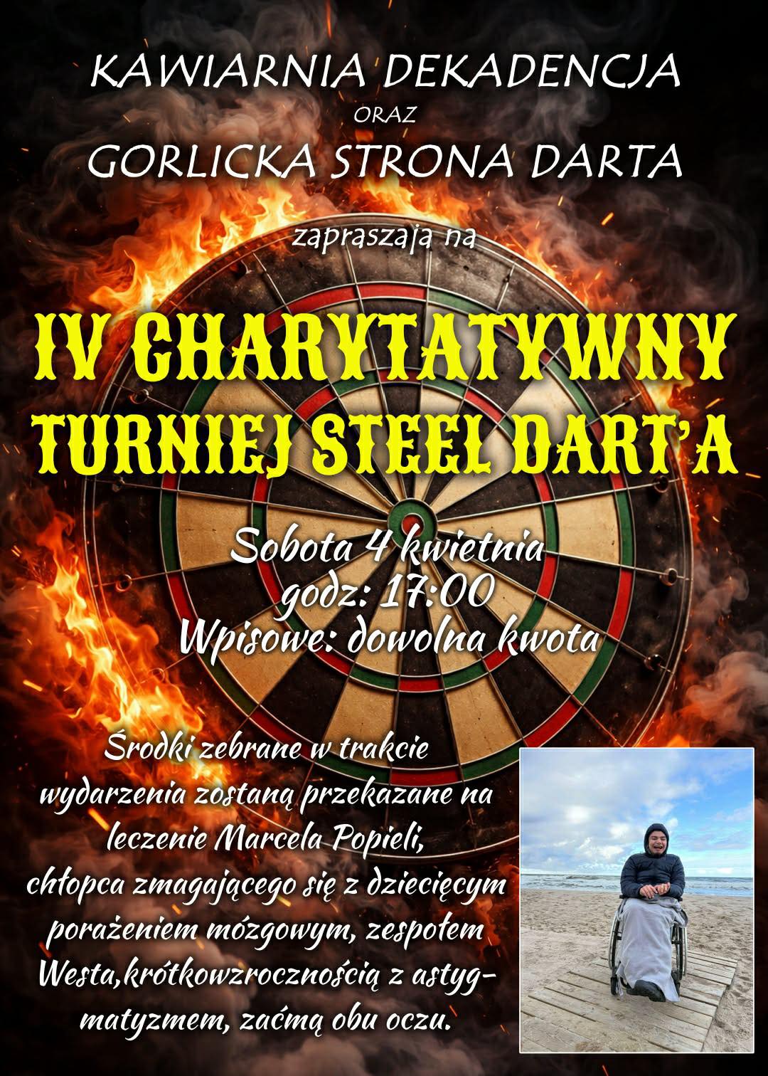 Charytatywny turniej Steel Dart'a