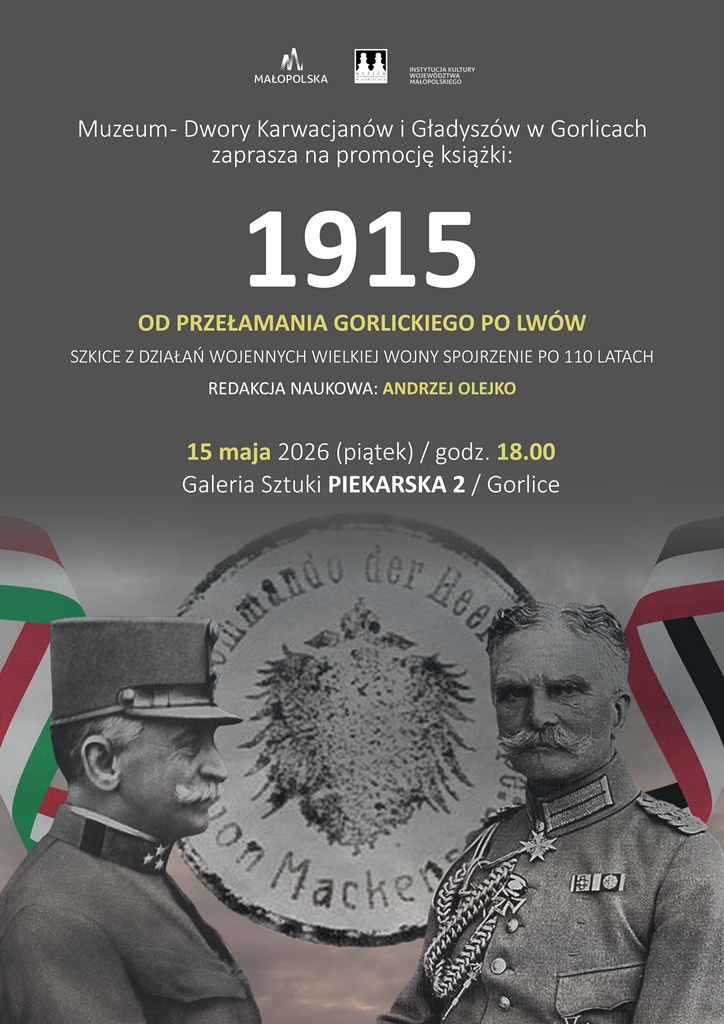 Plakat zapraszający na wydarzenie.