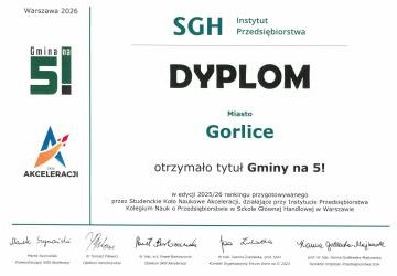 Miasto Gorlice na 5!