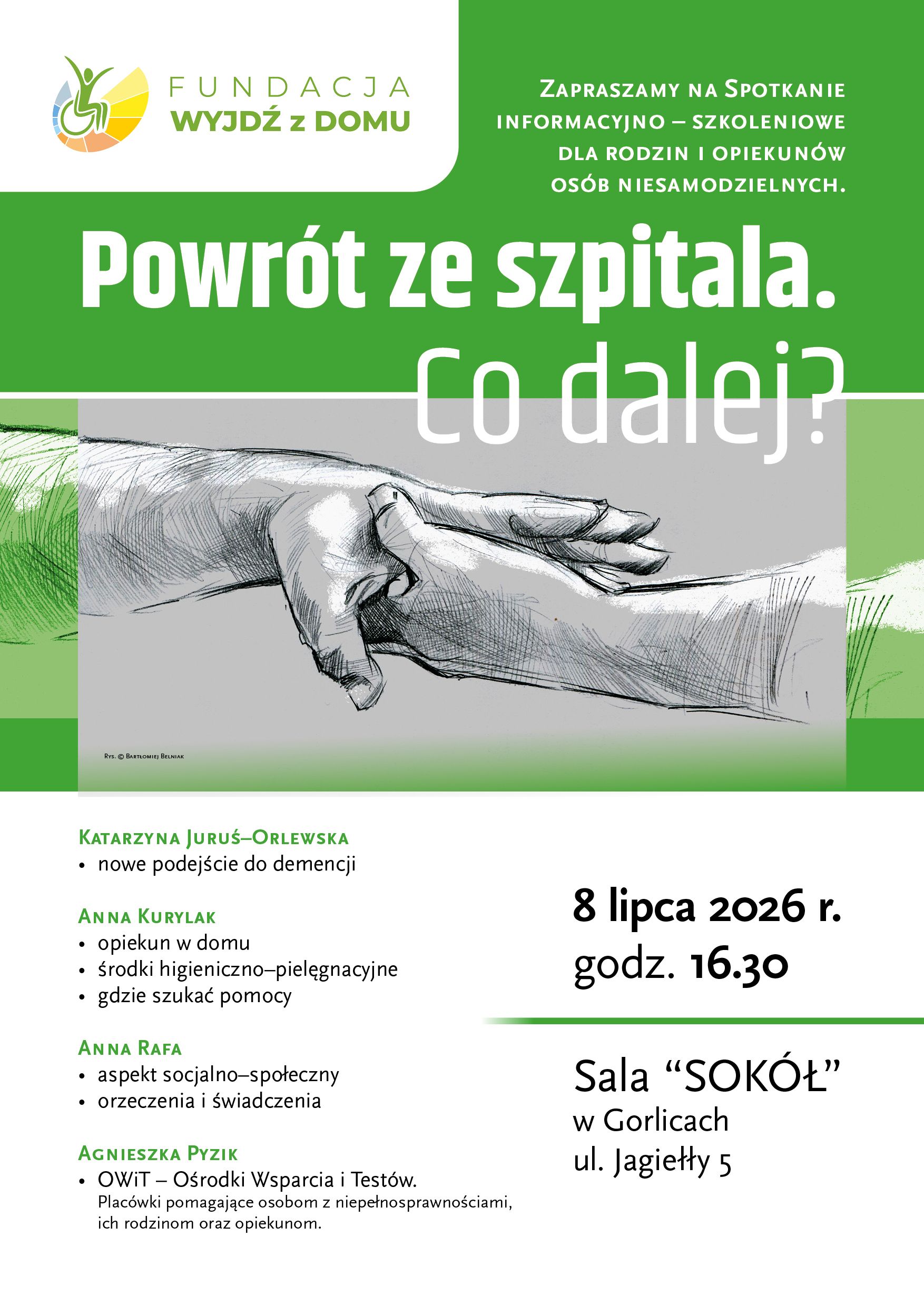 Plakat zapraszający na wydarzenie.