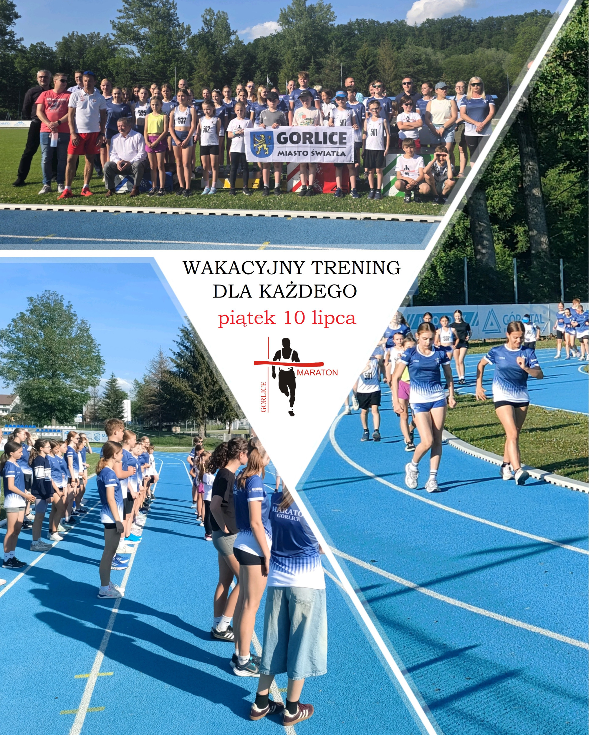 Trening lekkoatletyczny z Maratonem