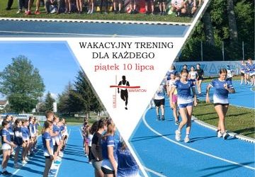 Trening lekkoatletyczny z Maratonem