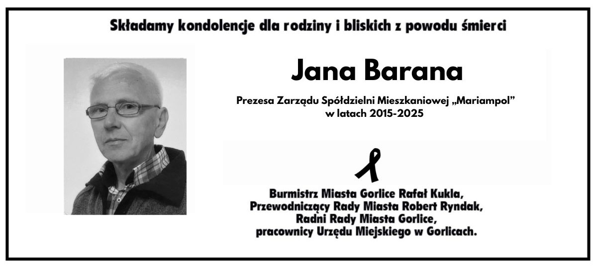 Zmarł Jan Baran