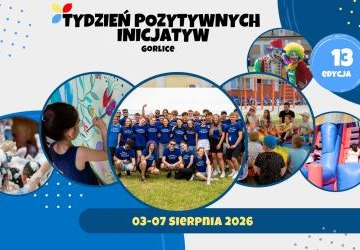 Baner z nazwą wydarzenia - 13. edycja Tygodnia Pozytywnych Inicjatyw!