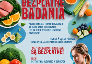 Plakat zapraszający na wydarzenie.