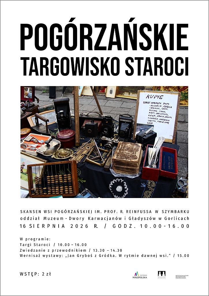 Plakat zapraszający na wydarzenie.