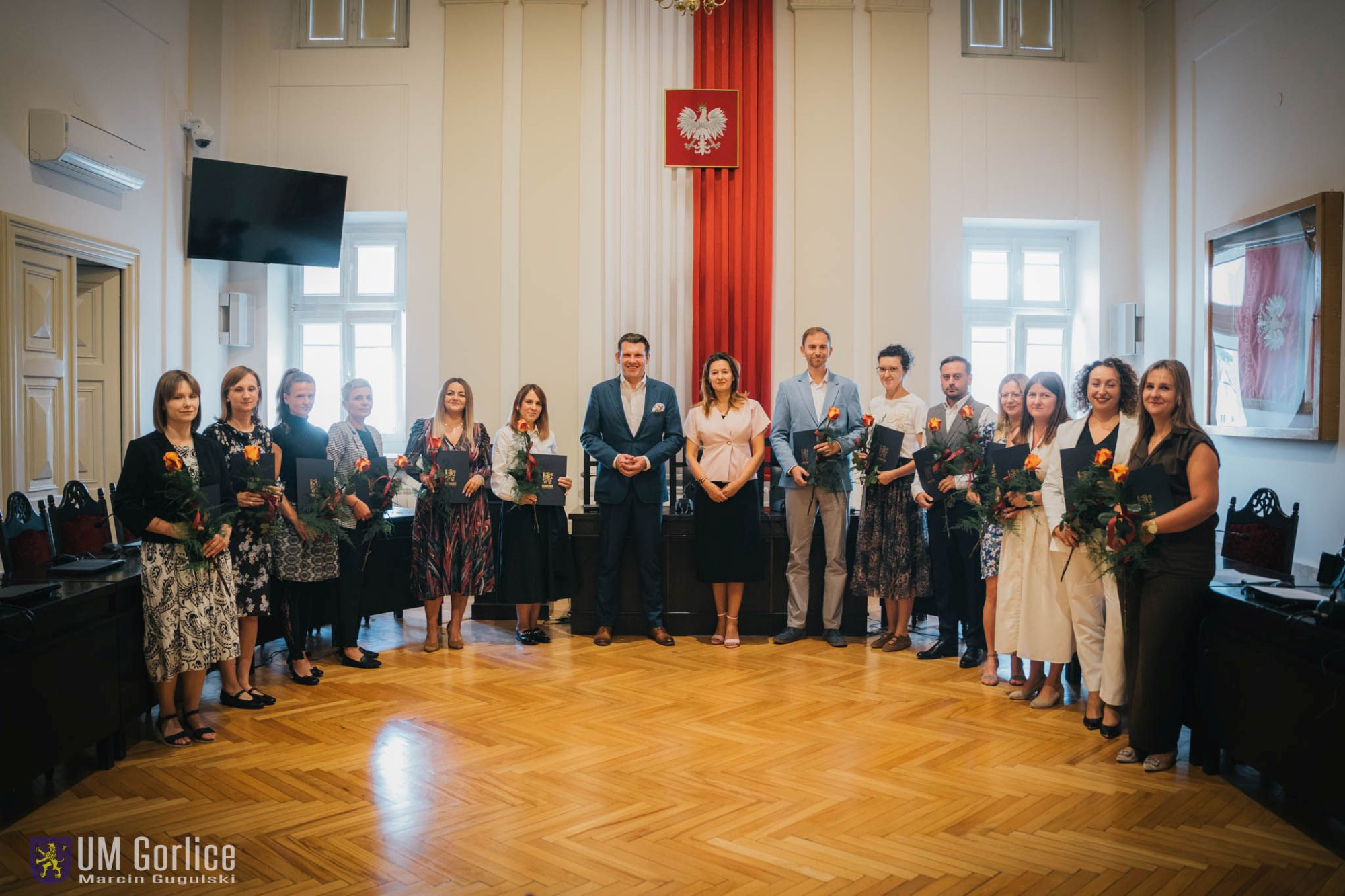 Burmistrz wręczył awanse zawodowe dla nauczycieli
