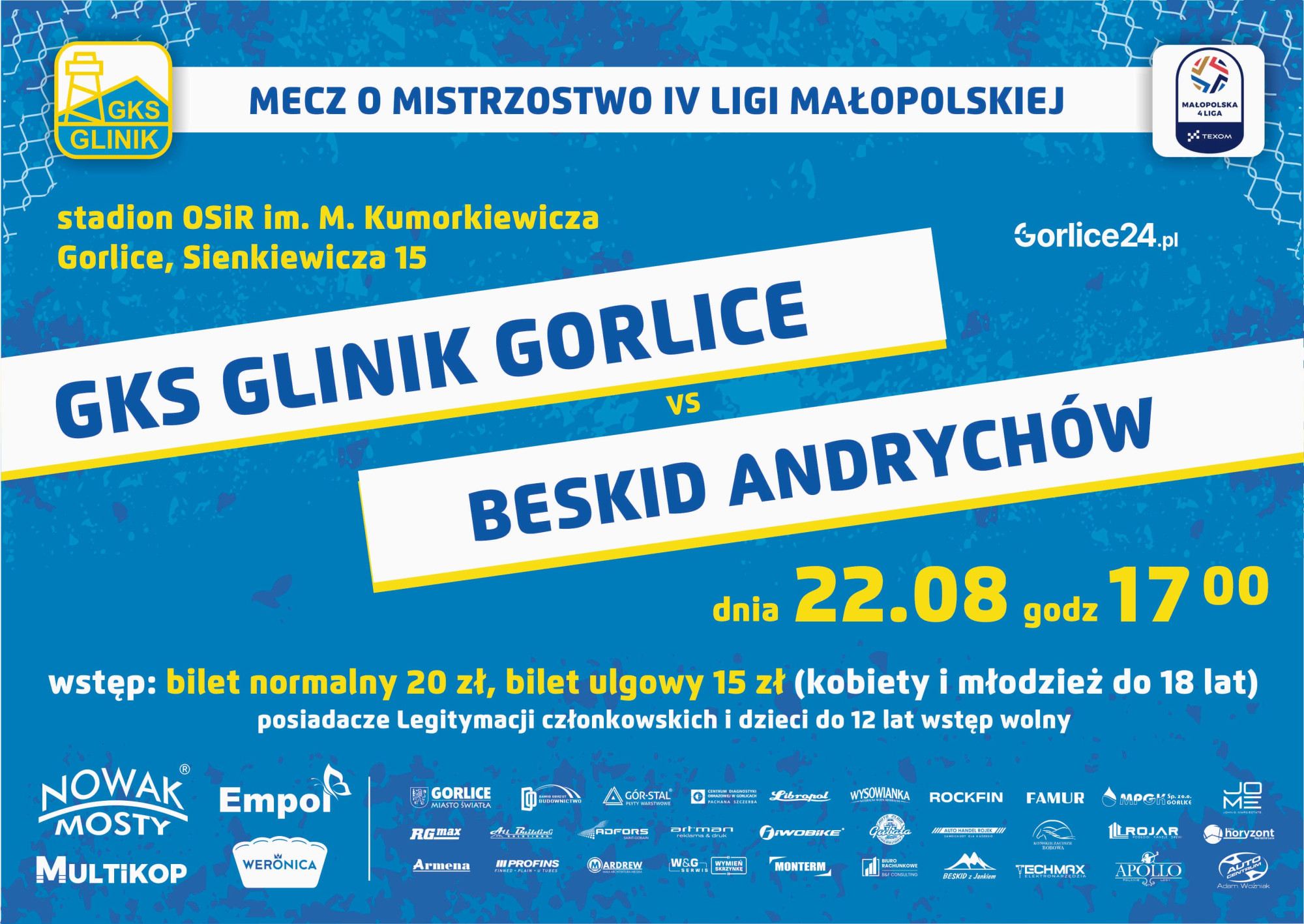 Plakat zapraszający na wydarzenie.