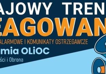 29 sierpnia przed Festiwalem Światła ćwiczymy właściwe reagowanie. Rusza Krajowy Trening Reagowania Akademii OLiOC