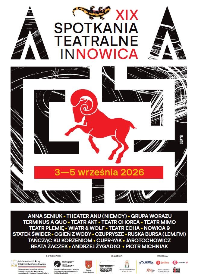Plakat zapraszający na wydarzenie.