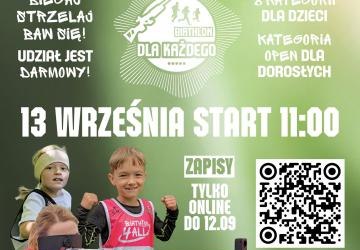 Plakat zapraszający na wydarzenie.