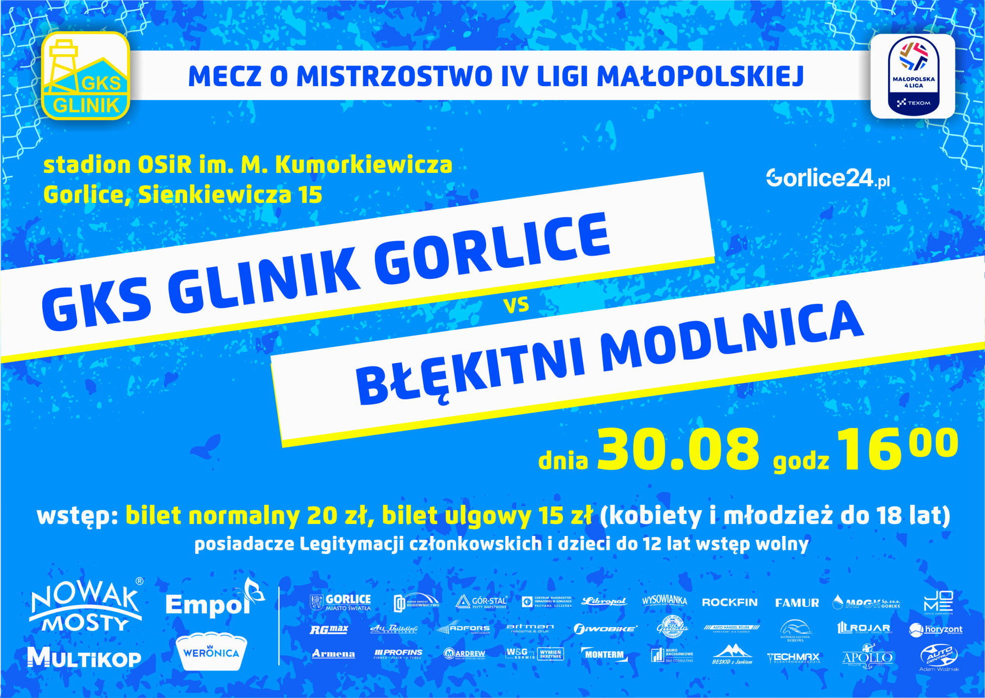 GKS Glinik Gorlice & Błękitni Modlnica