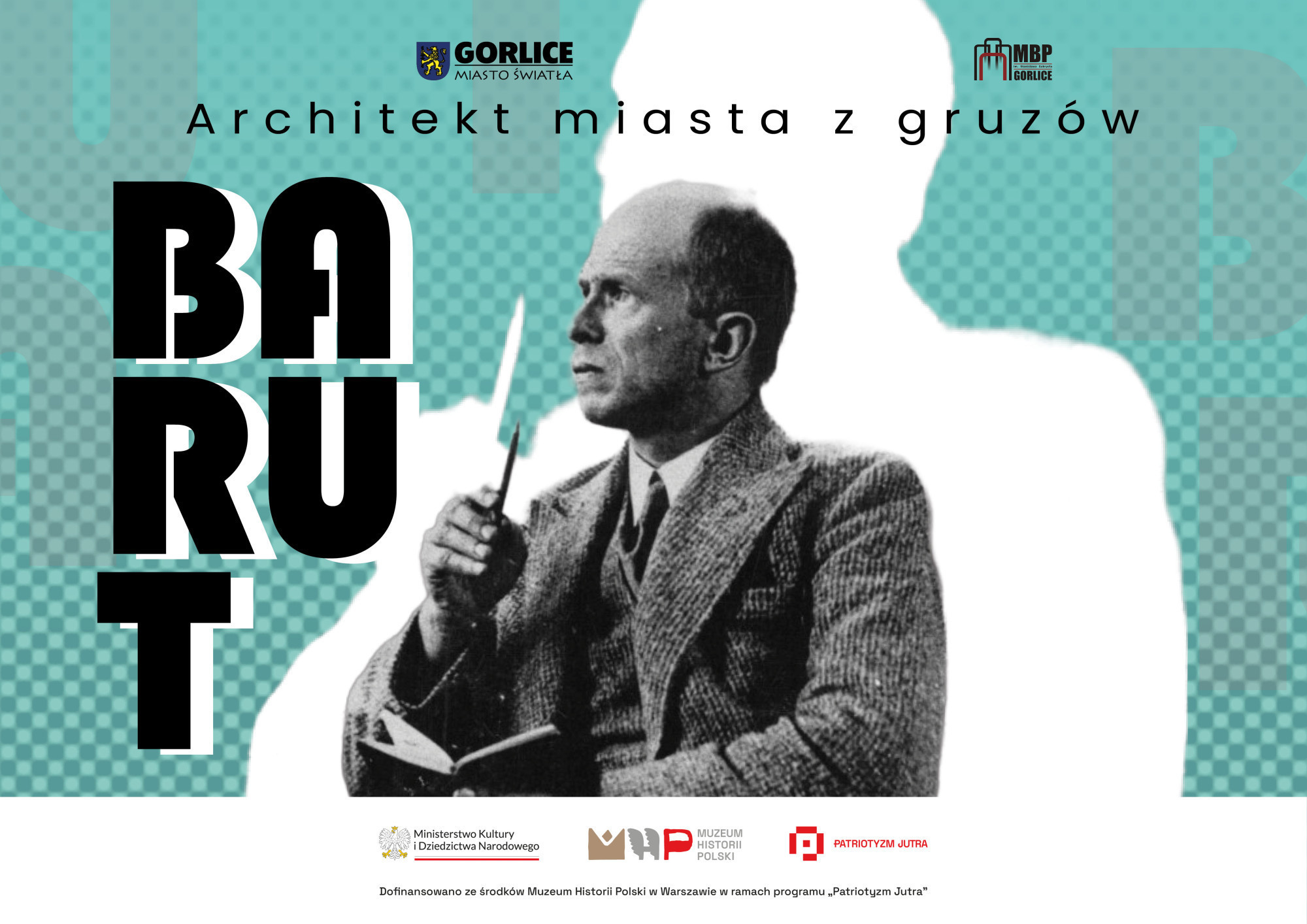 Baner informujący o projecie o Barucie.