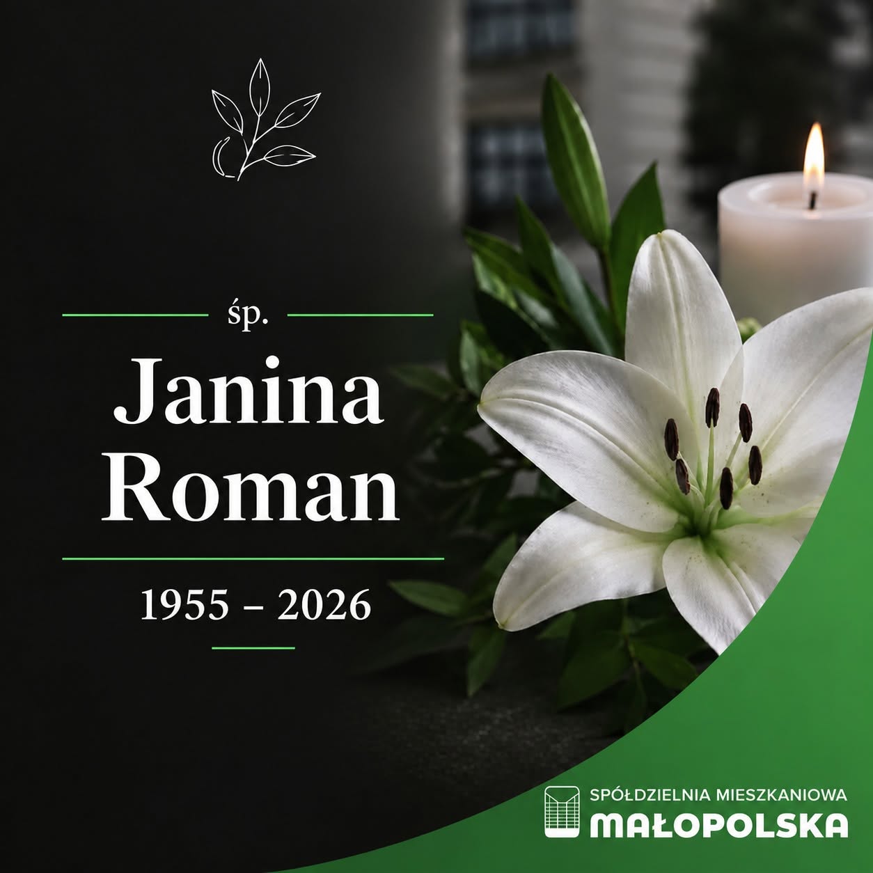 Zmarła Janina Roman