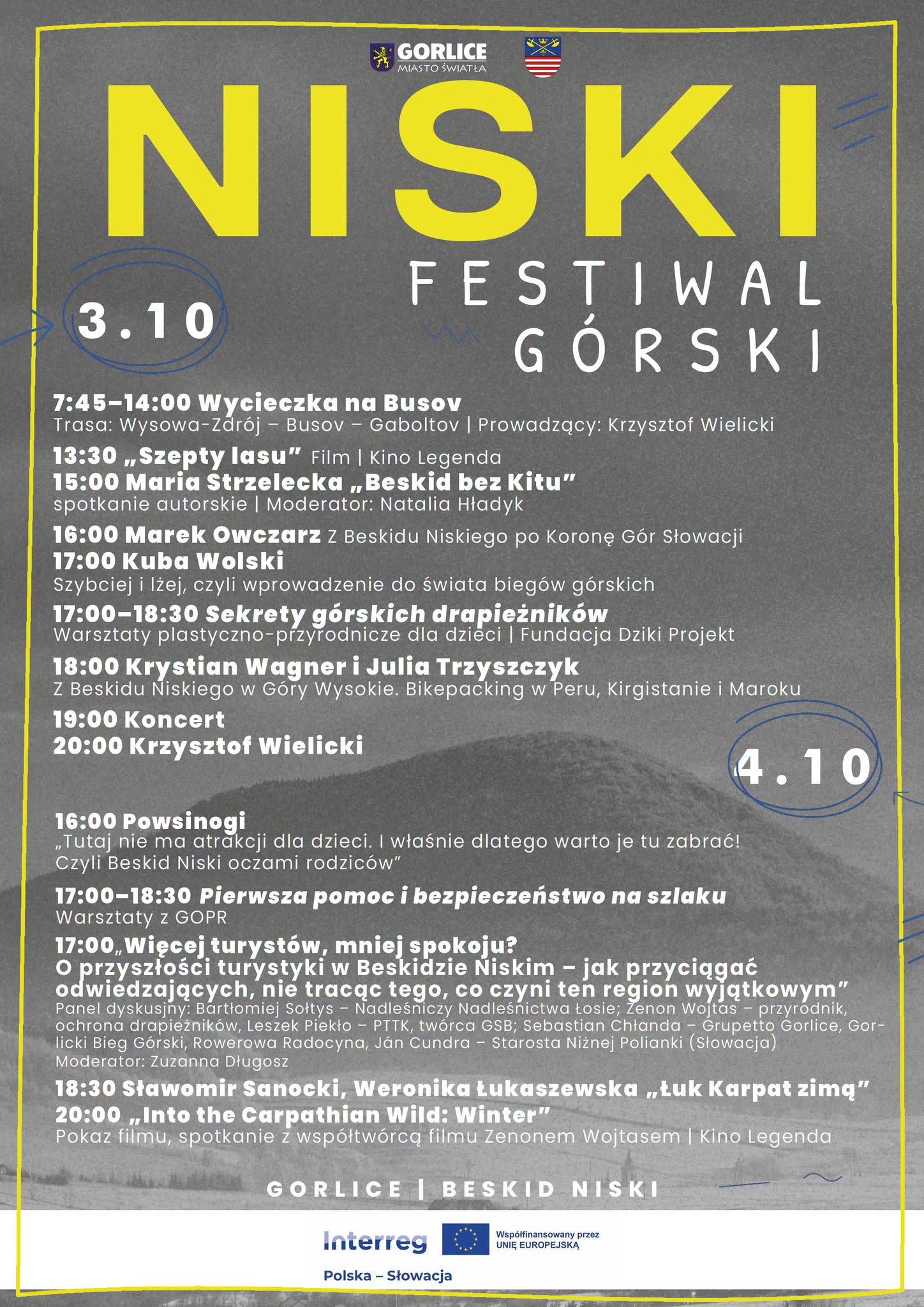 II Niski Festiwal Górski – poznajcie program i gości