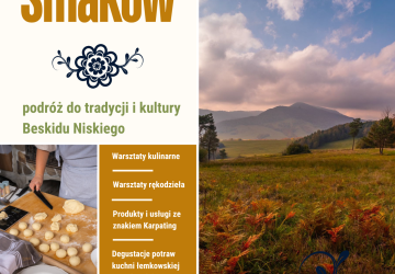 Plakat zapraszający na wydarzenie.