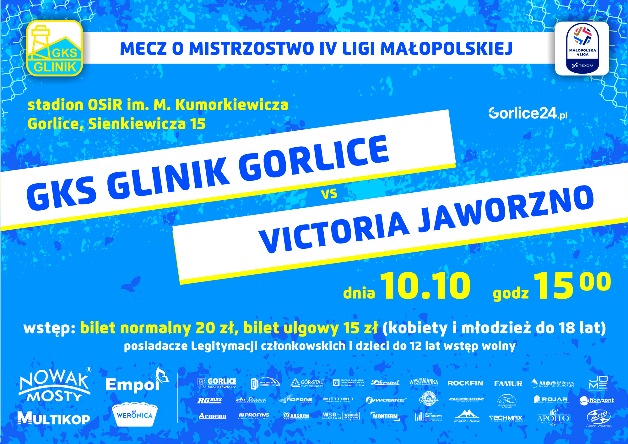 GKS Glinik Gorlice vs Victoria Jaworzno
