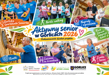 Aktywny senior w Gorlicach 2026 – ruch, zdrowie i radość ze wspólnego działania!
