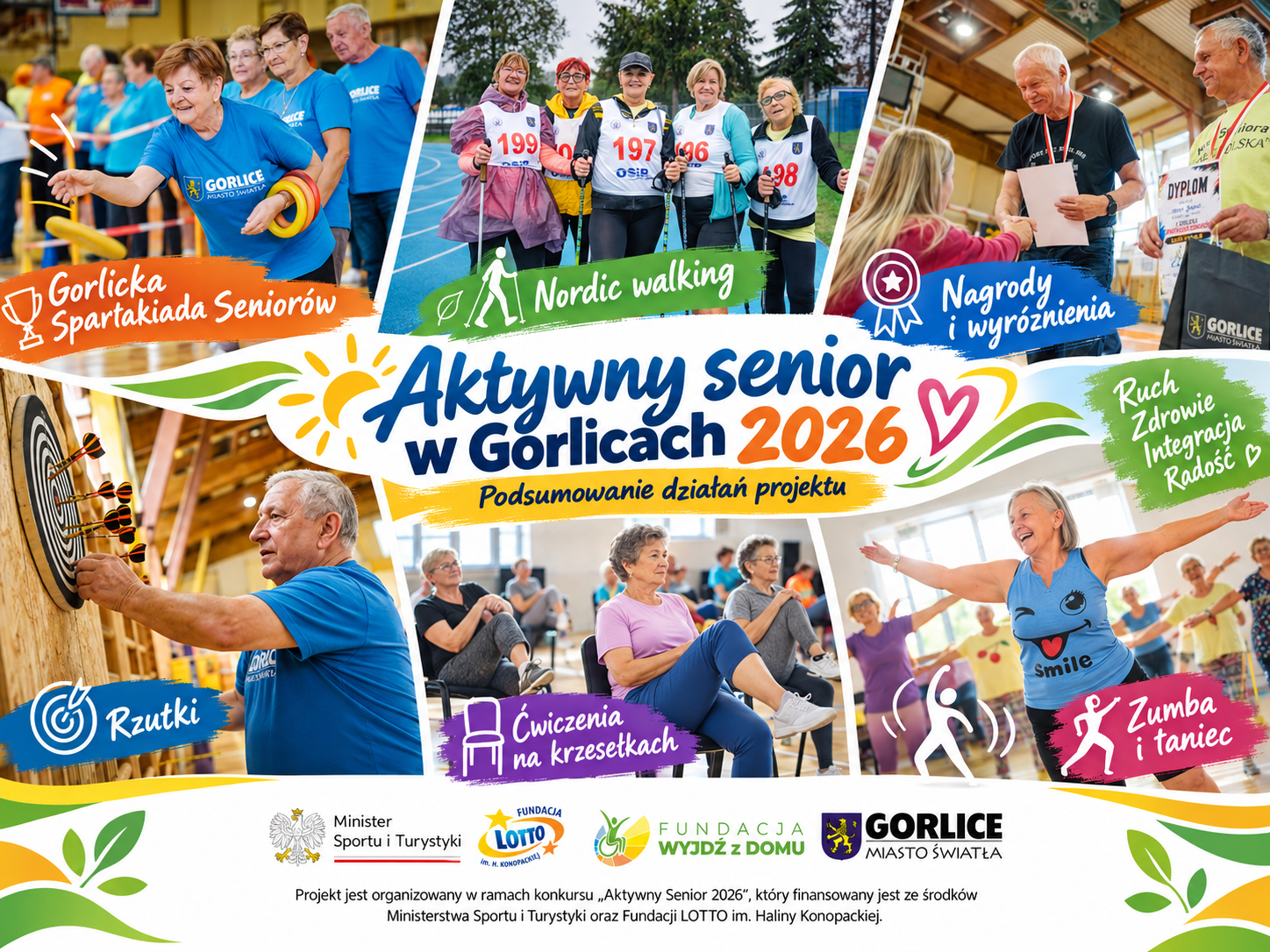 Aktywny senior w Gorlicach 2026 – ruch, zdrowie i radość ze wspólnego działania!