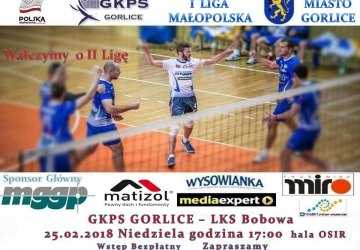 Mecz siatkówki GKPS Gorlice - LKS Bobowa