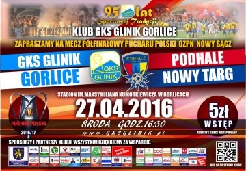 Półfinał Pucharu Polski GKS Glinik Gorlice & Podhale Nowy Targ